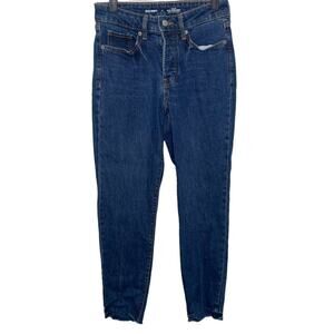 Old Navy Womens Jeans Size 0 High Rise O.G. Straight Secret Slim Pockets Denim